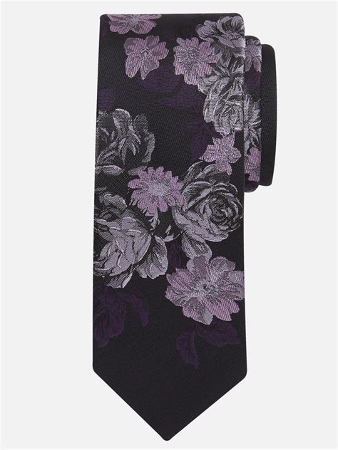 Egara Tonal Floral Tie Ties Mens Wearhouse