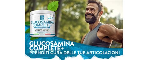 Glucosamina Condroitina Msm Con Vitamina C Compresse Piulife