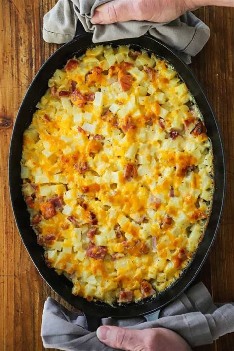 Cheesy Ham and Potato Casserole | How To Feed A Loon