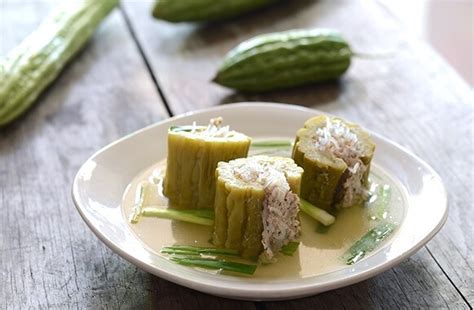 Canh Khổ Qua Vietnamese Stuffed Bitter Melon Soup