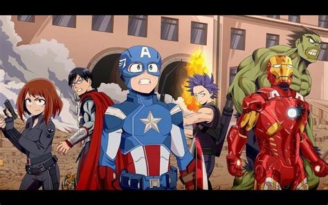 My Hero Academia Heroes Anime Marvel