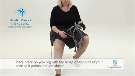 HealthWorks Unloader One Knee Brace in Regina - Self Fitting Application - HealthWorks