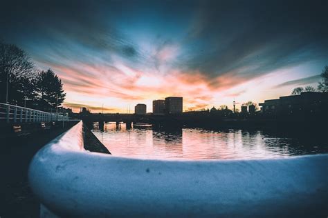 Landscape Photography of a City during Sunset · Free Stock Photo