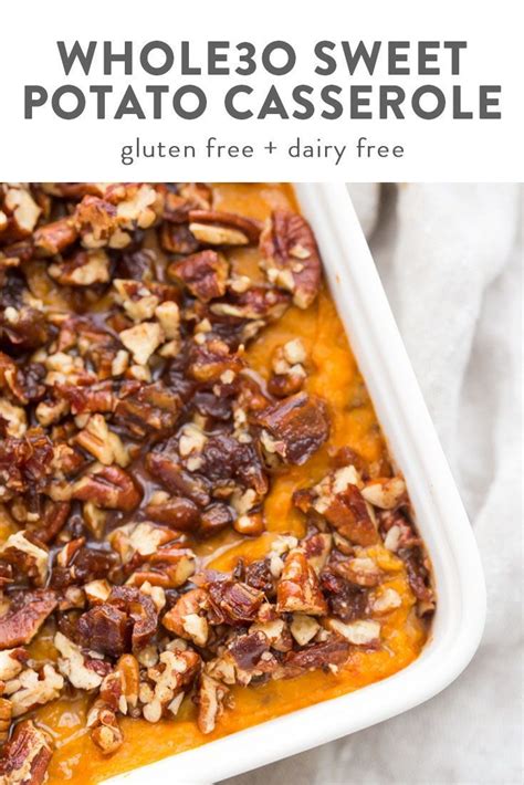 Whole30 Sweet Potato Casserole With Pecans Paleo Recipe Sweet