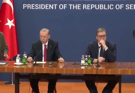 Vučić nakon sastanka sa Erdoganom u Beogradu Turski predsednik