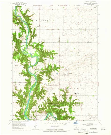 Fraser Ia 1965 24000 Scale Map By United States Geological Survey Avenza Maps