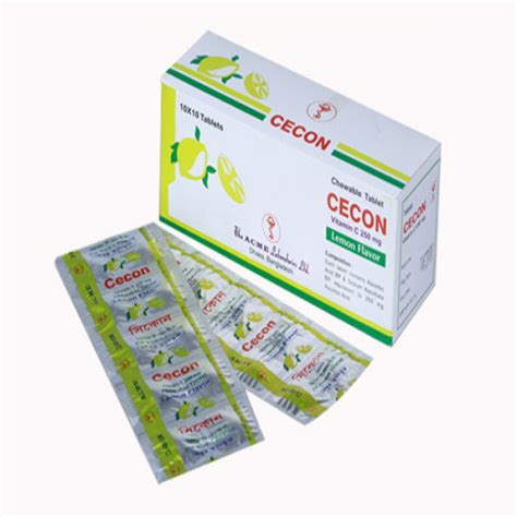 cecon chewable tablet mg vitamin  pcs epharma