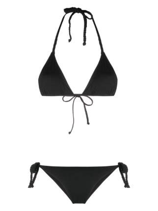 Manebi Triangle Cup Halterneck Bikini Set Farfetch