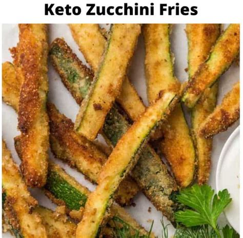 Keto Zucchini Fries - Keto Recipes