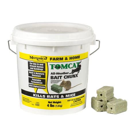 Motomco Tomcat Toxic Bait Blocks For Mice And Rats Lb Rodent