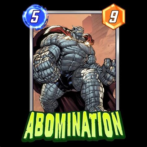 Marvel Snap - Abomination | Heroe, Biblioteca