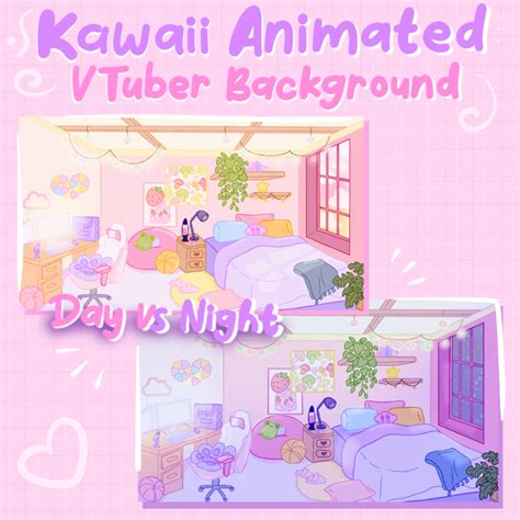 Animated Kawaii Vtuber Bedroom Background Thejadeplants Ko Fi Shop