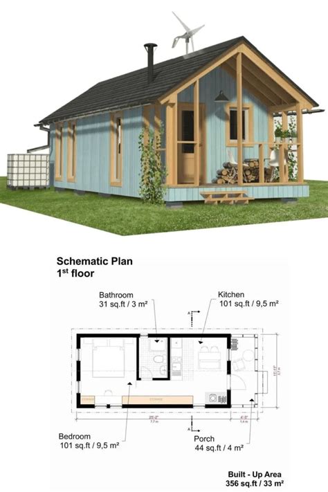 45 Terrific Tiny House Plans | Tiny house floor plans, Eco house design ...