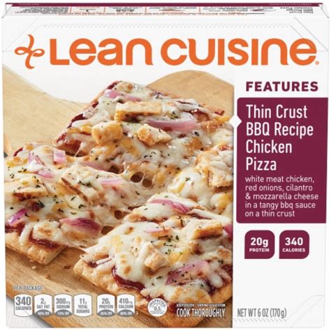 Lean Cuisine Features Thin Crust Bbq Recipe Chicken Frozen Pizza 6 Oz Kroger