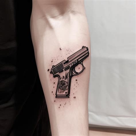 53 Pistol Tattoo Ideas - TattooClue.com