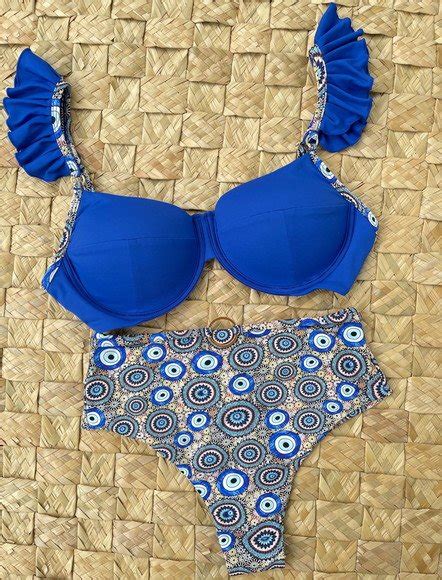 Biquíni Meia Taça Calcinha Hot Pants Elo7 Produtos Especiais