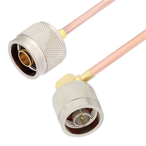 N Male To Ra N Male Cable Rg402 Type 141 Coax In 60 Inch