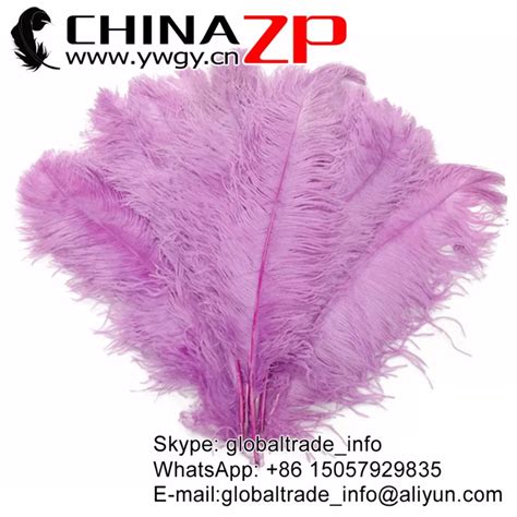 CHINAZP Factory plumas de avestruz y lavanda teñidas plumas baratas de