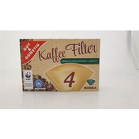 GUT & GÜNSTIG Filtertüten GR.4 G&G braun Gr.4 100 St