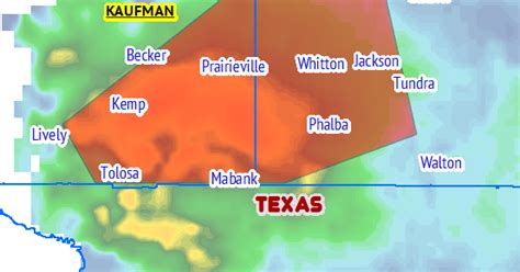 GeoFact of the Day: 5/29/2019 Texas Tornado Warning 3