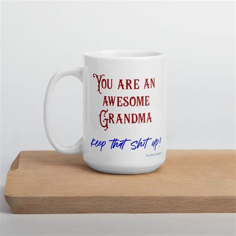 Funny Grandma Mug Awesome Grandma Best Grandma Ever T Etsy