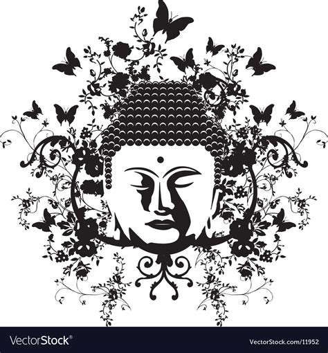 Buddha Royalty Free Vector Image Vectorstock