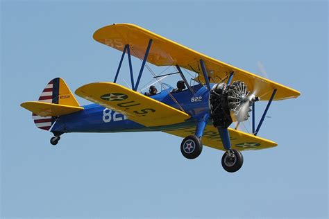 Boeing Stearman Pt Kaydet Airplanes On Canvas Cz