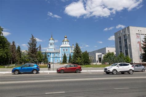 View Of The Orthodox Smolensky Cathedral In Belgorod Built In