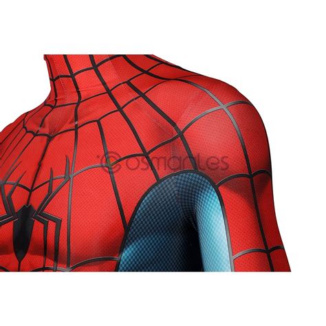 Spider Man In No Way Home Ending Suit Blue And Red Spandex Printed ...