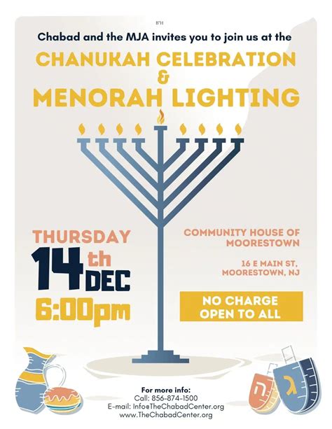 Chanukah Celebration & Menorah Lighting | Visit South Jersey