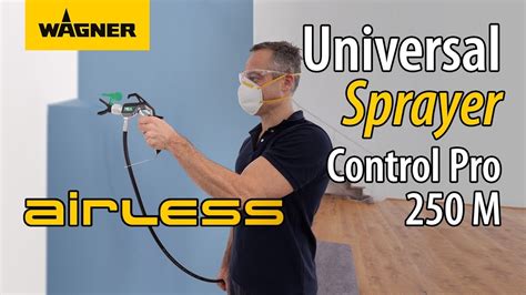 Airless Paint Sprayer - WAGNER Control Pro 250 M projects - YouTube