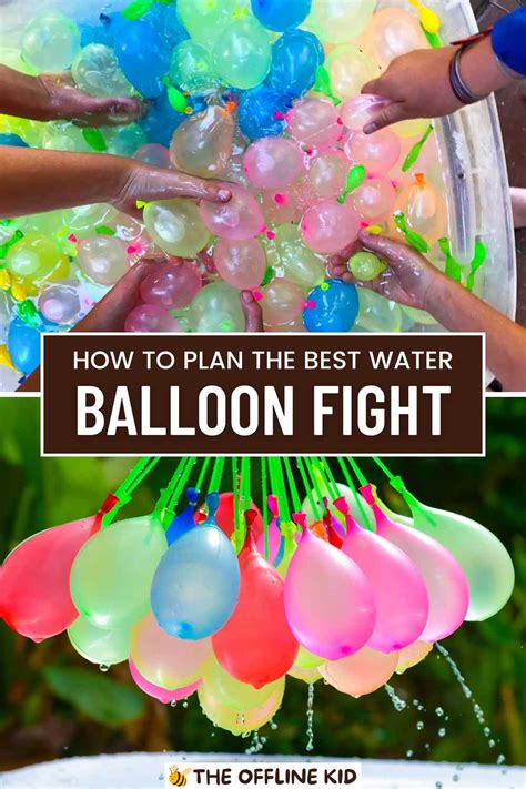 How To Plan The Perfect Water Balloon Fight