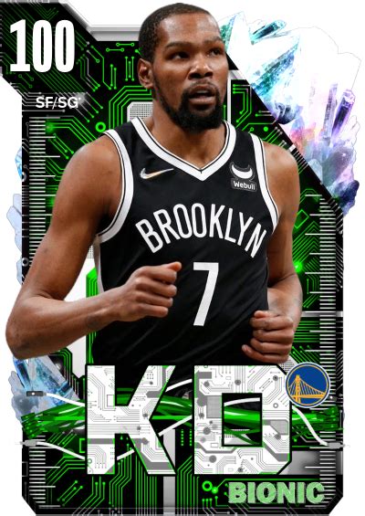 Nba K Kdb Custom Card Overall Kevin Durant