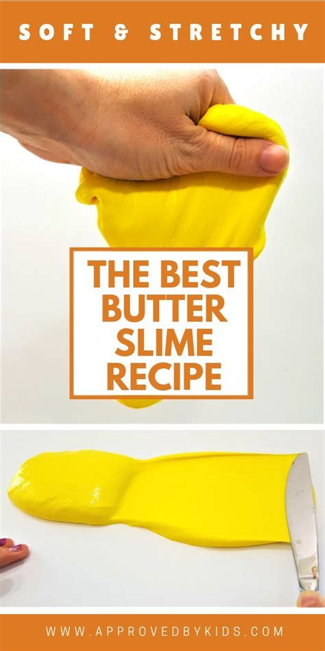 Easy Butter Slime Recipe Smoothest And Stretchest Slime Ever