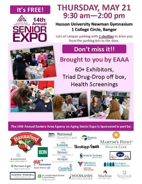 Senior Expo Poster Eastern Agency On Aging