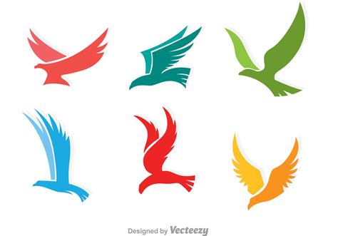 Colorful Flying Hawk Logo 92720 Vector Art at Vecteezy