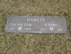 Vida Mae Hamlin 1897 1973 Memorial Find A Grave