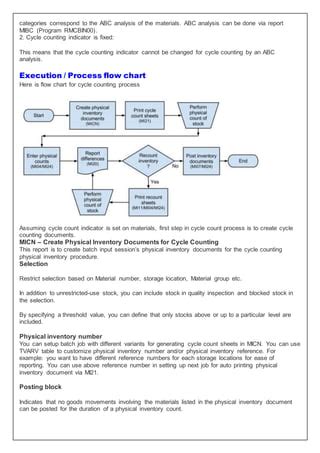 Sap Mm Im Physical Inventory Cycle Counting Pdf