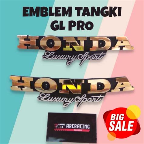 EMBLEM TANGKI HONDA LUXURY EMBLEM TANGKI GL PRO Lazada Indonesia