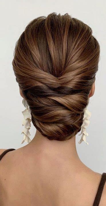 75 Trendiest Updo Hairstyles 2021 Trendy Twist Upstyle For Brunette