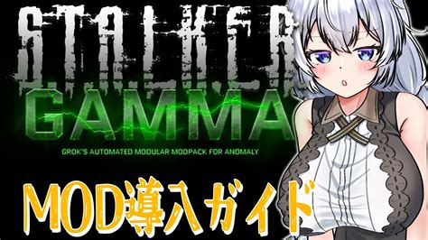 STALKER Anomaly MODGAMMAEFPを同時に導入する方法 YouTube