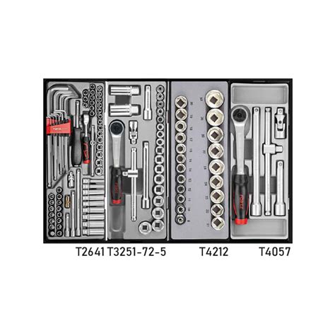 Red 8 Drawer Trolley With 286pc Tools ToolsTechnics Gereedschap