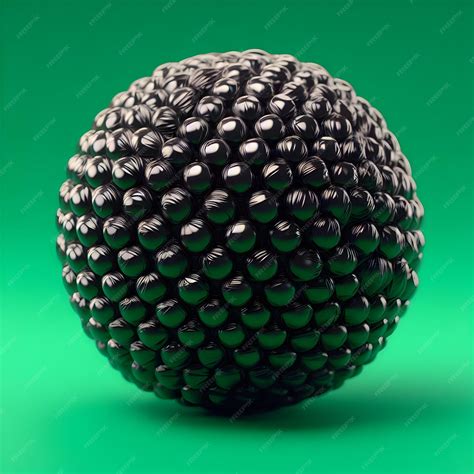 Premium Photo | A black bubble wrap on a green background