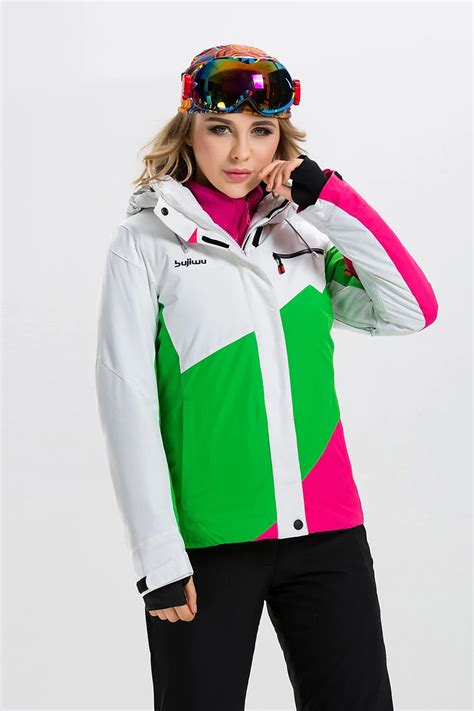 Female Ski Jacket Windproof Waterproof Outdoor Sport Wear Breathable ...