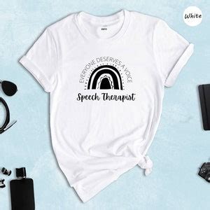 Everyone Deserves A Voice Speech Therapy Shirt Speech Shirt Slp Shirt