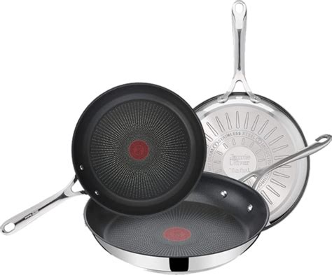 Tefal Jamie Oliver Cook S E304S3 Direct On Bratpfannen Set 3 Teilig 20