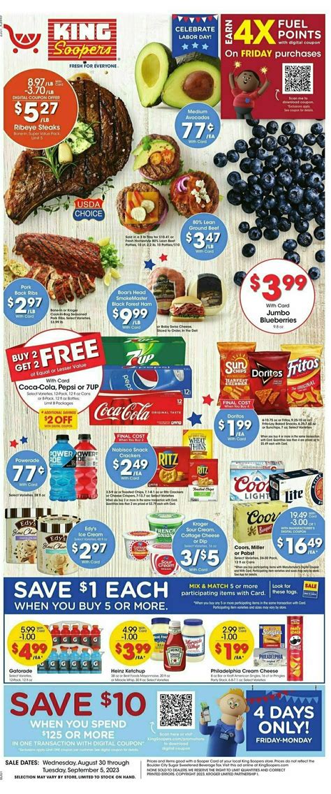 King Soopers Weekly Ad Deals From August