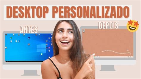 Como Deixar O Computador Bonito E Organizado 💻 Cores Papel De