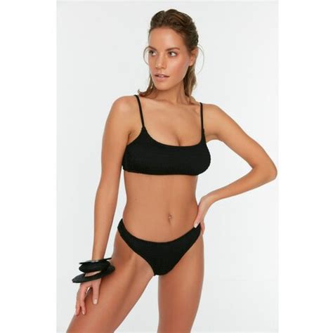 Trendyol Black Gipe Bikini Bottom EPonuda