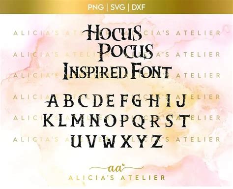 Hocus Pocus Font Free Dafont Free